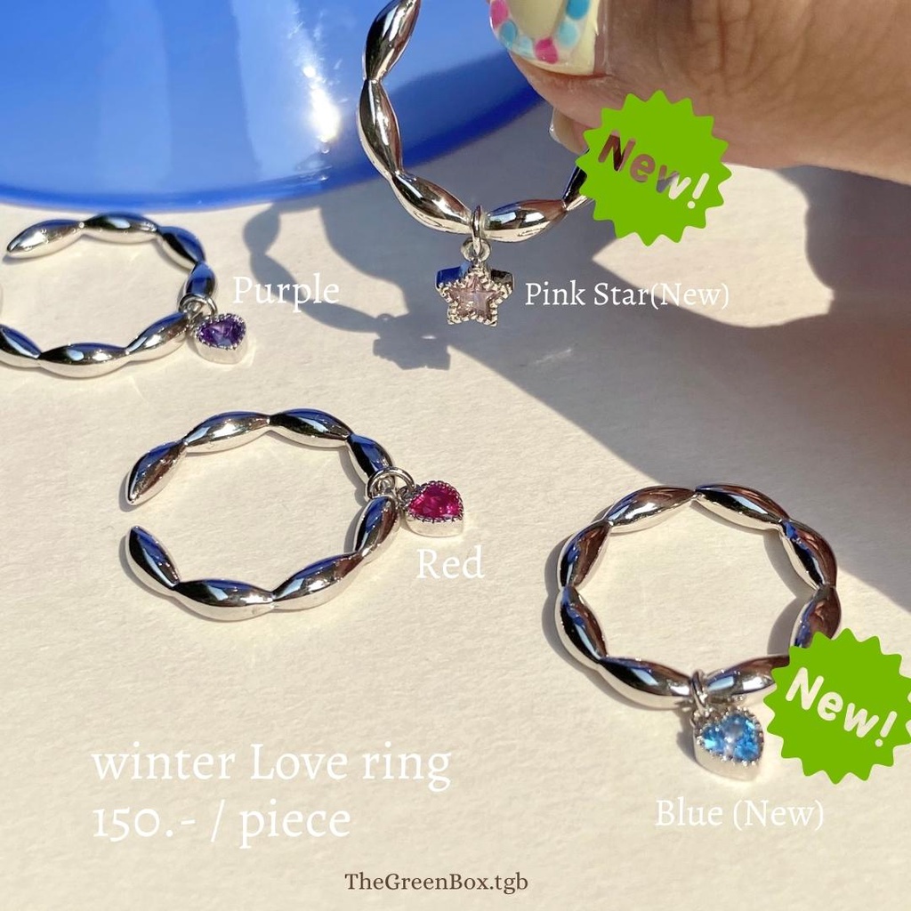 แหวนแฟชั่น-แหวนมินิมอล-แหวน-winter-love-ring-thegreenbox