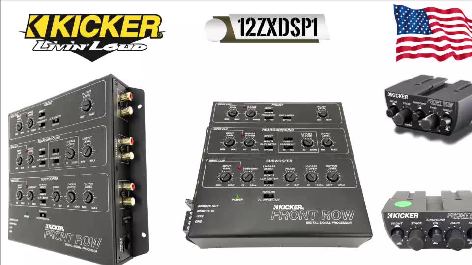 kicker-12zxdsp1-ชุดปรับแต่งเสียงคุณภาพดี-6ชาแนลตัวท้อป-สำหรับเครื่องเสียงรถยนต์