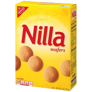 Nabisco Nilla Wafers นิลล่า เวเฟอร์ส ขนมเวเฟอร์ส สอดไส้ครีม กลิ่นวานิลา 311g