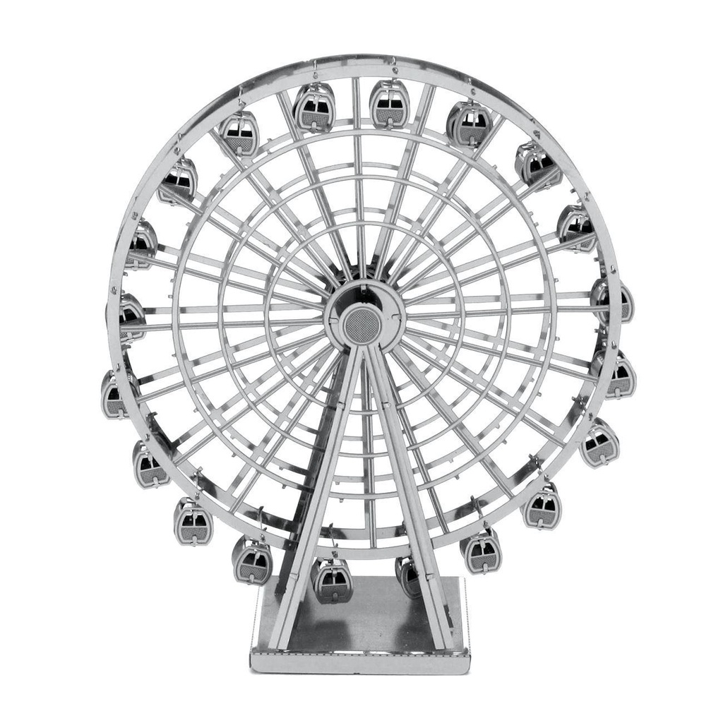 โมเดลโลหะ-3-มิติ-ferris-wheel-ชิงช้าสวรรค์-f21101-สินค้าเป็นแผ่นโลหะประกอบเอง