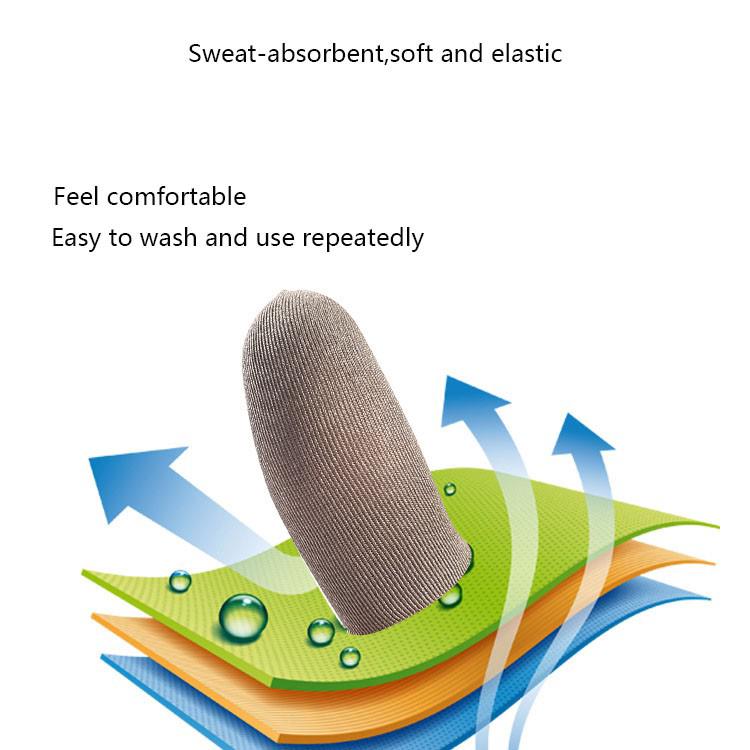 ภาพขนาดย่อของภาพหน้าปกสินค้า1pair Finger cot Ultra Thin Washable Men Women Breathable Smartphone Mobile Sensitive Game Controller Sweatproof Solid จากร้าน antcamel.th บน Shopee
