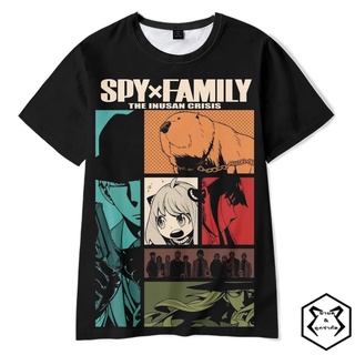 เสื้อยืด พิมพ์ลายการ์ตูนอนิเมะ Spy X Family Graphic สําหรับครอบครัว