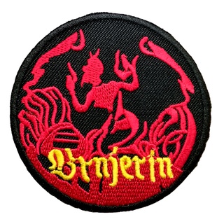 Brujeria ตัวรีดติดเสื้อ หมวก กระเป๋า แจ๊คเก็ตยีนส์ Hipster Embroidered Iron on Patch  DIY