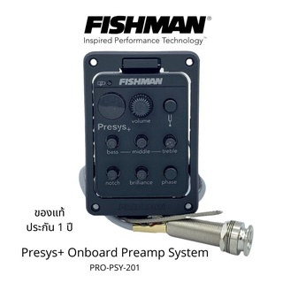 ปิ๊กอัพ Fishman Presys+ Onboard Preamp with digital tuner
