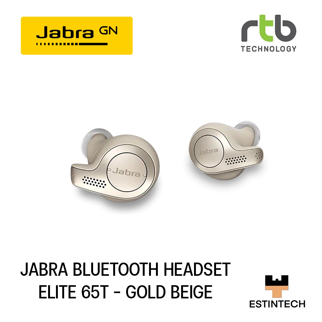 HEADSET (หูฟัง) Jabra Bluetooth Headset Elite 65T Gold Beige ของใหม่