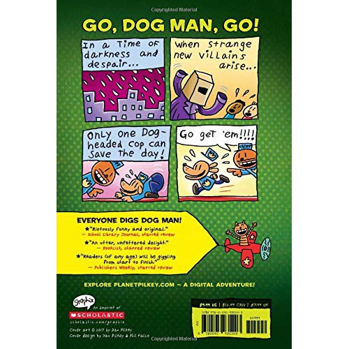 หนังสือการ์ตูนภาษาอังกฤษ-dog-man-เล่ม-2-unleashed-hardcover