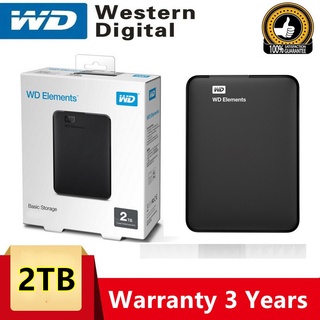 ภาพหน้าปกสินค้า【คลังสินค้าพร้อม】WD Hard Disko External 2tb HD External 2.5\" Hdd Wd Elements ที่เกี่ยวข้อง