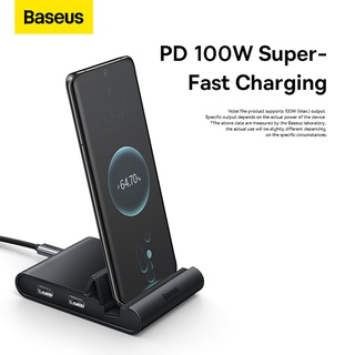 Baseus ฮับ USB C Dex เป็น USB 3.0 HDMI สําหรับ Samsung S20 Note 20 Huawei P40 Mate 30 Type C