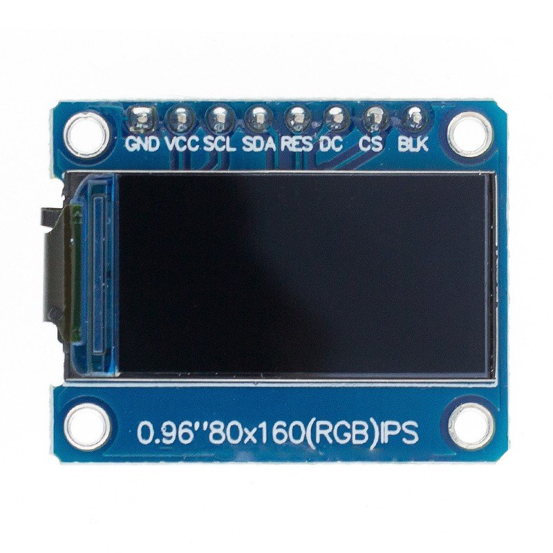 จอแสดงผล-tft-0-96-1-3-นิ้ว-ips-7p-spi-hd-65k-โมดูล-ic-80x160-not-oled-สําหรับ-arduino