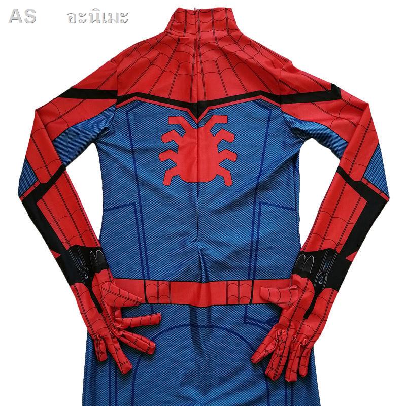 ชุดสไปเดอร์แมน-เด็กและผู้ใหญ่-spiderman-ชุดซุปเปอร์ฮีโร่-ชุดแฟนซีชุดรัดรูปฮาโลวีนสไปเดอร์แมนเหล็กชุดคอสสำหรับเด็กชุดฮีโร