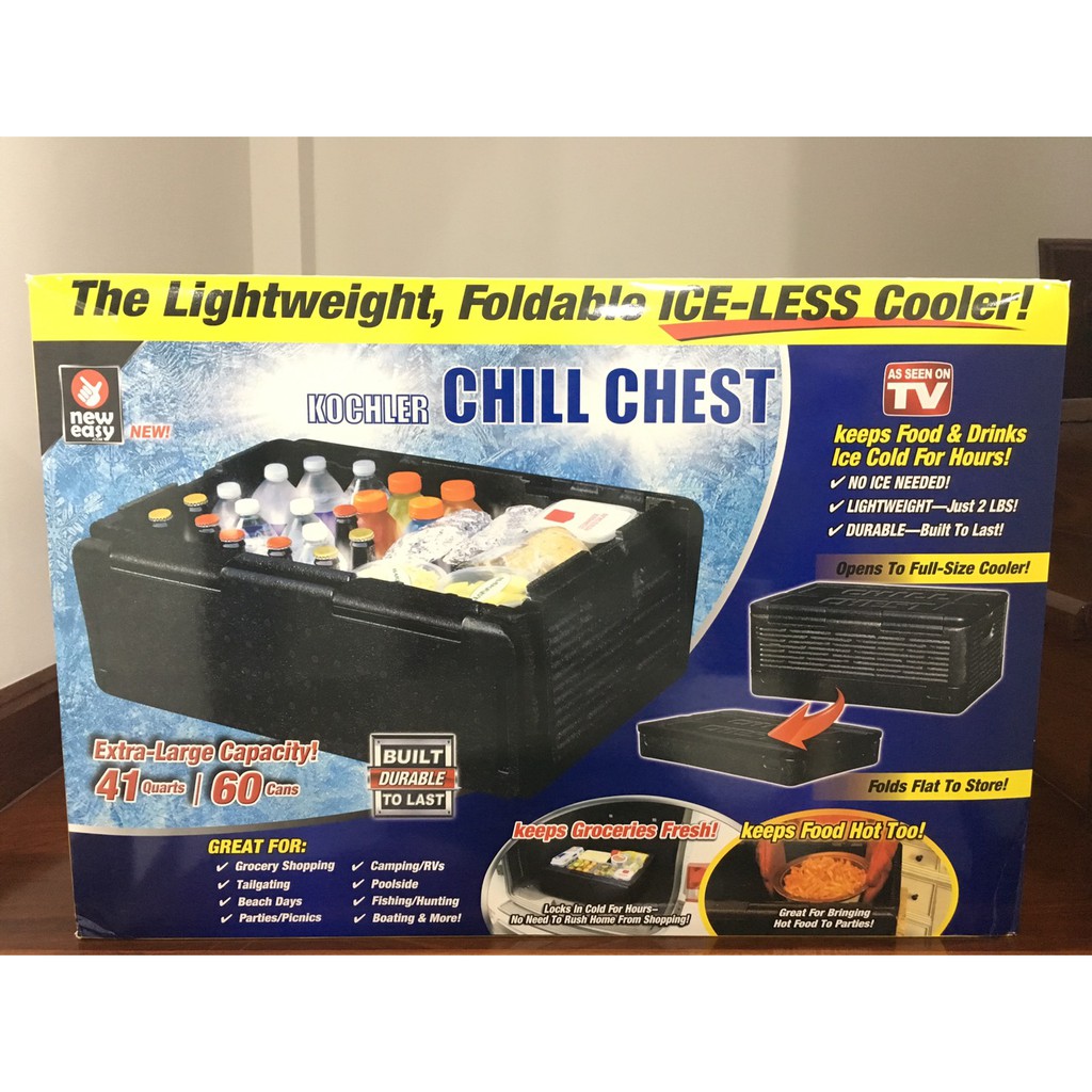 Chill Chest กล่องเก็บความเย็น ความร้อน พับได้ Cooler Outdoor กระติก ...