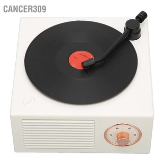 Cancer309 X10 เครื่องเล่นแผ่นเสียงไวนิล ลําโพงบลูทูธ สไตล์คลาสสิก 3 โหมดอินพุต