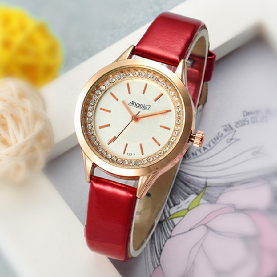 นาฬิกา-นาฬิกาข้อมือ-นาฬิกาข้อมือผู้หญิง-นาฬิกาแฟชั่น-นาฬิกาของผู้หญิง-รุ่น-lc-036-สีทอง-แดง