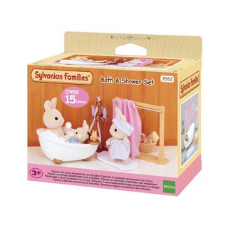 Sylvanian Families  Bath & Shower Set / ซิลวาเนียน แฟมิลี่ ชุดอาบน้ำสำหรับซิลวาเนียน