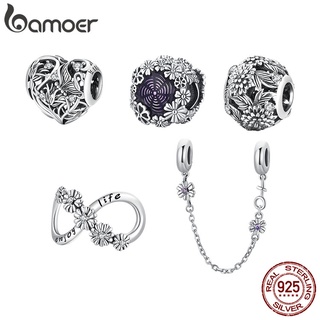 ภาพหน้าปกสินค้าBAMOER 925 sterling silver vintage garden series shape charm SCC2098 ที่เกี่ยวข้อง