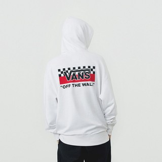 VANS เสื้อแจ็กเก็ตกันหนาว มีฮู้ด สีขาว สําหรับผู้ชาย และผู้หญิง