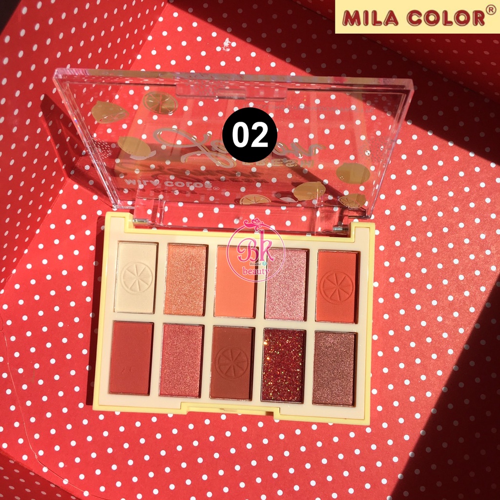 mila-color-อายแชโดว์-พาเลทอายแชโดว์-10-เฉดสี-สีสวย-ไม่เลอะ-ติดทนนาน-กันน้ำ-กันเหงื่อ-อายแชโดว์แต่งหน้า-แต่งตา-แต่งหน้า