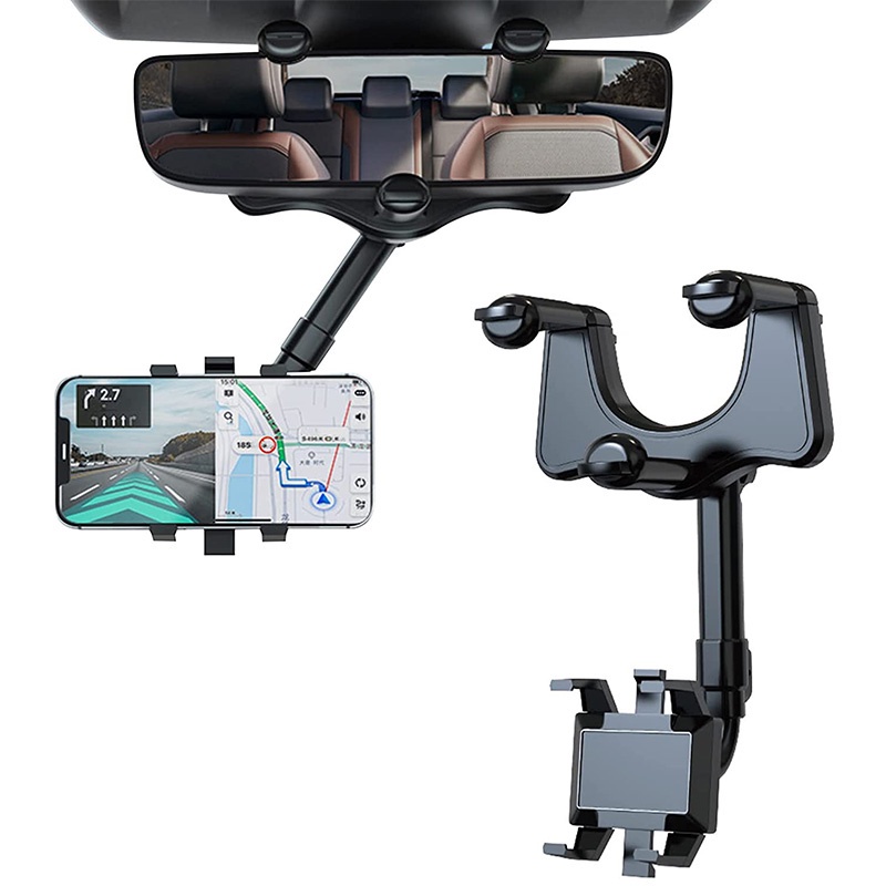 ankndo-360-ที่วางโทรศัพท์กระจกมองหลัง-สําหรับติดรถยนต์-และที่วาง-gps-แบบหมุนได้-ที่วางโทรศัพท์ในรถยนต์-แบบปรับได้