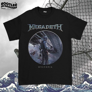 เสื้อยืด ลาย Megadeth สไตล์วินเทจS-5XL