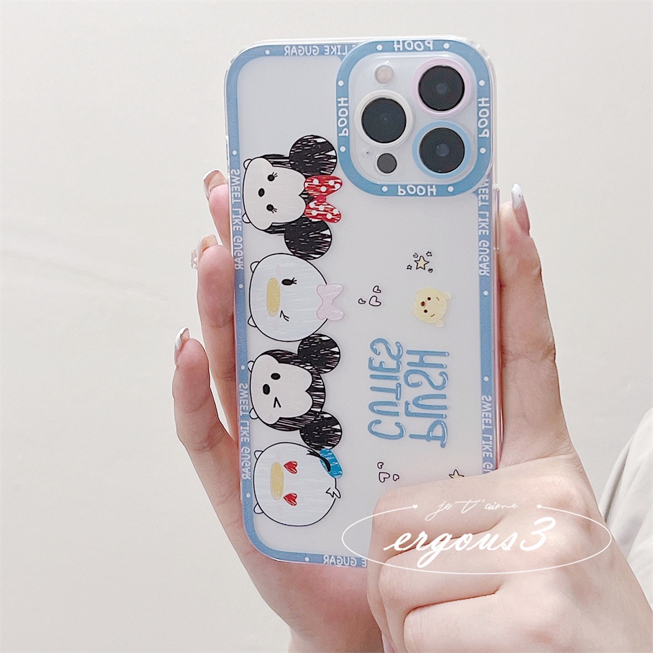 เคสโทรศัพท์มือถือแบบนิ่ม-ใส-กันรอยเลนส์กล้อง-ลายการ์ตูนหมีพูห์น่ารัก-สําหรับ-iphone-13-12-11-pro-max-se2020-x-xr-xs-max-7-8-plus