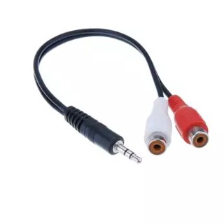 ภาพหน้าปกสินค้า3.5mm 1/2 Stereo Male Mini Plug to 2 Female RCA Jack Adapter Audio Y Cable ที่เกี่ยวข้อง