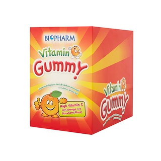 ภาพหน้าปกสินค้าBiopharm Vitamin gummy jelly วิตามินซี กลิ่นส้มและสตรอเบอรี่ ขนาด 24 กรัม ซึ่งคุณอาจชอบสินค้านี้