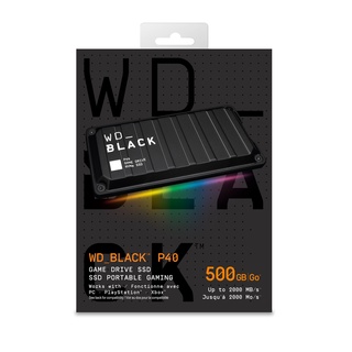 ภาพหน้าปกสินค้าWD BLACK P40 GAME DRIVE SSD 500GB BLACK  MS4-000893 เอสเอสดี ที่เกี่ยวข้อง