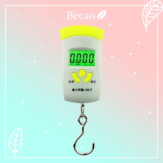 Becao เครื่องชั่งตกปลาอิเล็กทรอนิกส์แบบพกพาขนาดเล็กที่มีความแม่นยำ