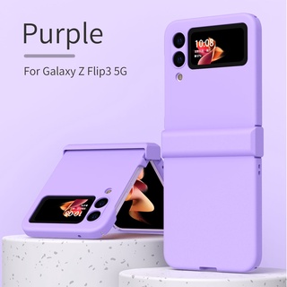 เคสโทรศัพท์พลาสติกแบบแข็งสําหรับ Galaxy Z Flip3 5G Samsung Galaxy Z Flip 3 3 In 1