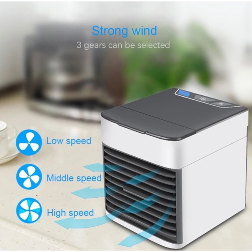 ภาพสินค้าArctic เครื่องทำความเย็นมินิ แอร์พกพา Mini air conditioner Cooling Fan พัดลมแอร์เย็น เครื่องทำความเย็นมินิ แอร์ตั้งโต๊ะข จากร้าน quickerbox บน Shopee ภาพที่ 2