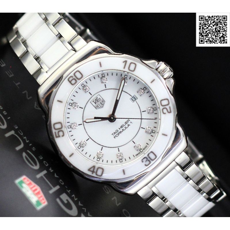 นาฬิกาแท้100-tag-heuer-formula1stanless-steel-and-ceramic-wihte-quartz-dial-with-set-with-diamonds