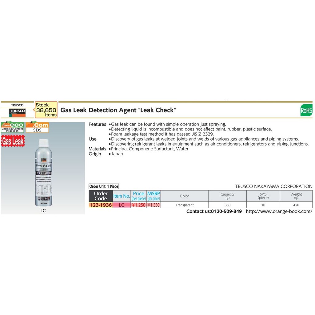 trusco-lc-123-1936-leak-cleaner-สเปรย์เช็ครอยรั่ว-สเปรย์ตรวจสอบรอยรั่ว