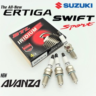 DCPR7EIX IRIDIUM BTL บีทีแอล หัวเทียนเข็ม SWIFT 1.25L K12B, Suzuki ERTIGA 1.4 K14B, Suzuki Ciaz 1.2 ปี15-18, Avanza 1.5L