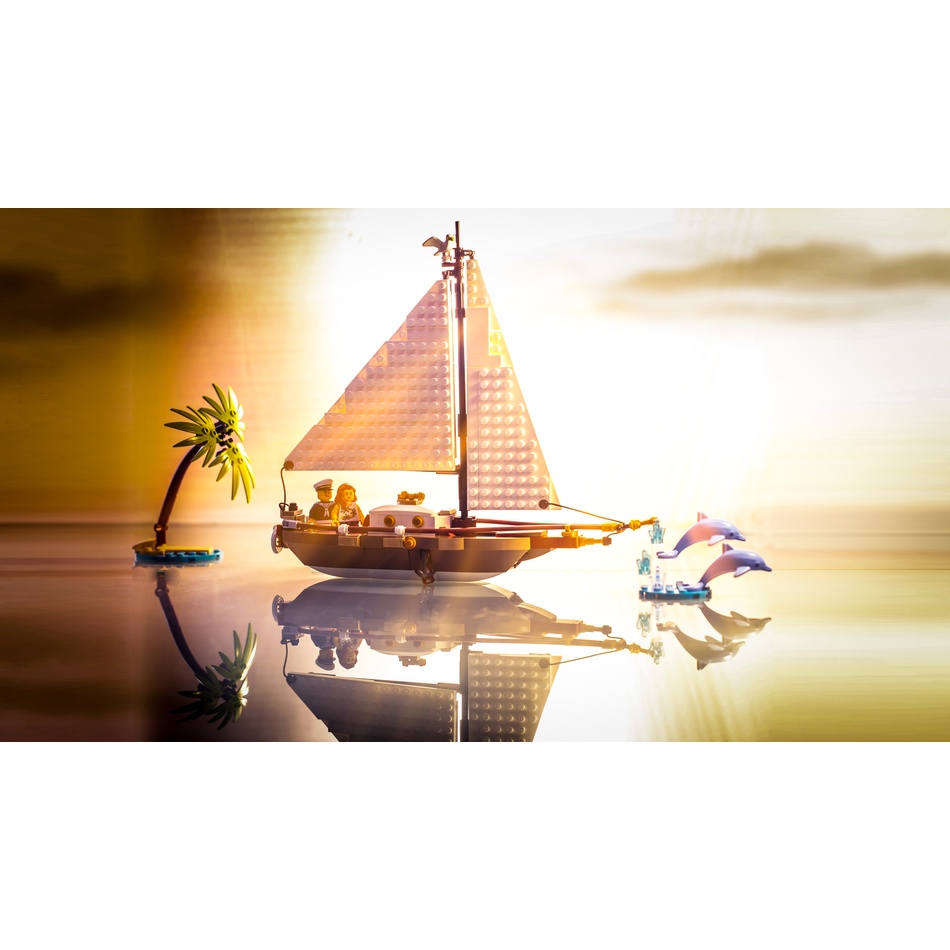 LEGO® Ideas 40487 ผจญภัยเรือใบ Sailboat Adventure - ชุดสร้างสรรค์สำหรับ ...