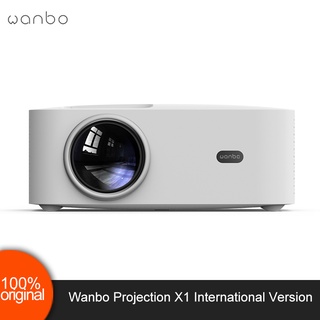 สินค้า [พร้อมส่ง] Wanbo X1 โปรเจคเตอร์ คุณภาพระดับ Full HD Android 9.0 
