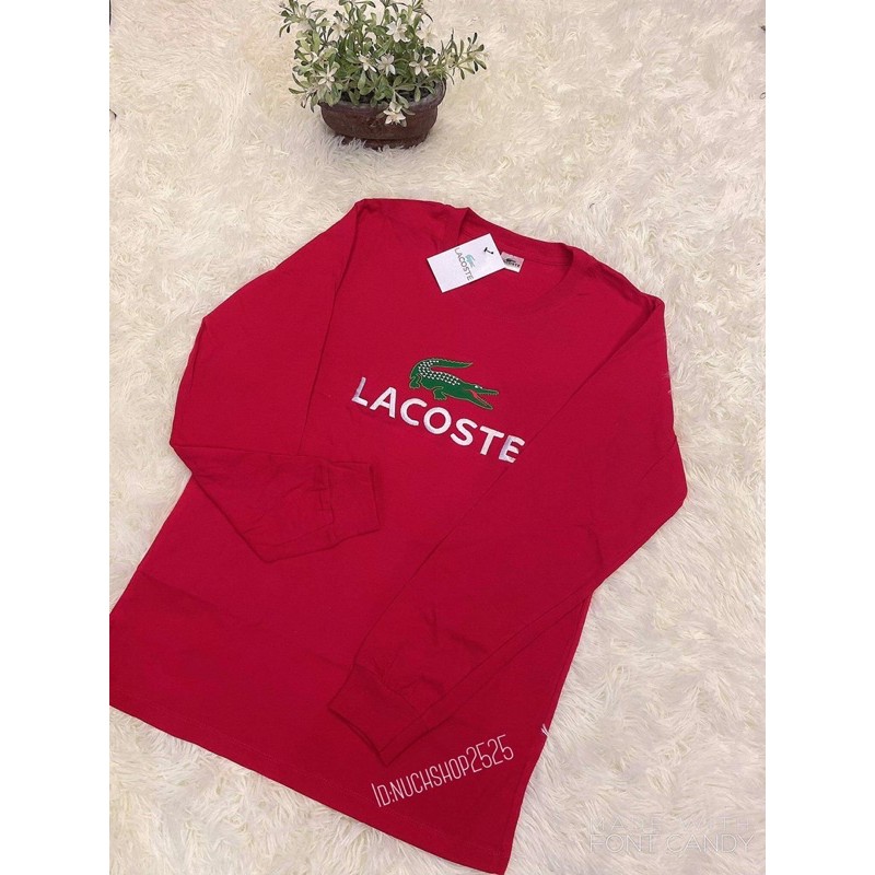 เสื้อยืดแขนยาว-lacoste