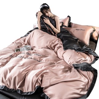 ภาพหน้าปกสินค้าเซตผ้าปูที่นอน ปักลายข้อความ สำหรับฤดูร้อน ไม่รวมผ้านวม  3.5 ฟุต 5 ฟุต 6 ฟุต ที่เกี่ยวข้อง