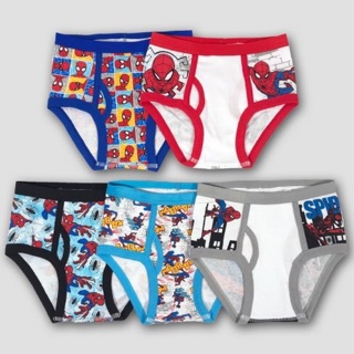 กางเกงชั้นใน Marvel Spiderman Boys Underwear แพค 5 ตัว ไซส์ 4