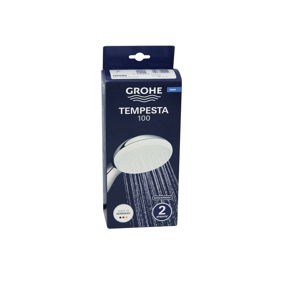 ฝักบัว-ฝักบัวอาบน้ำ-ฝักบัวสายอ่อนเฉพาะหัว-grohe-28422002-สีโครม