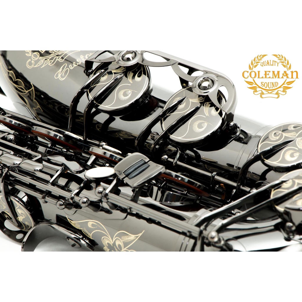 แซกโซโฟน-saxophone-tenor-coleman-clc-551t-black-nickel