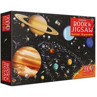 🔥ใช้โค้ด MSAYSRA7 ลดทันที 120 บาท🔥 BOOK &amp; JIGSAW: THE SOLAR SYSTEM จิ๊กซอว์ 200 ชิ้น