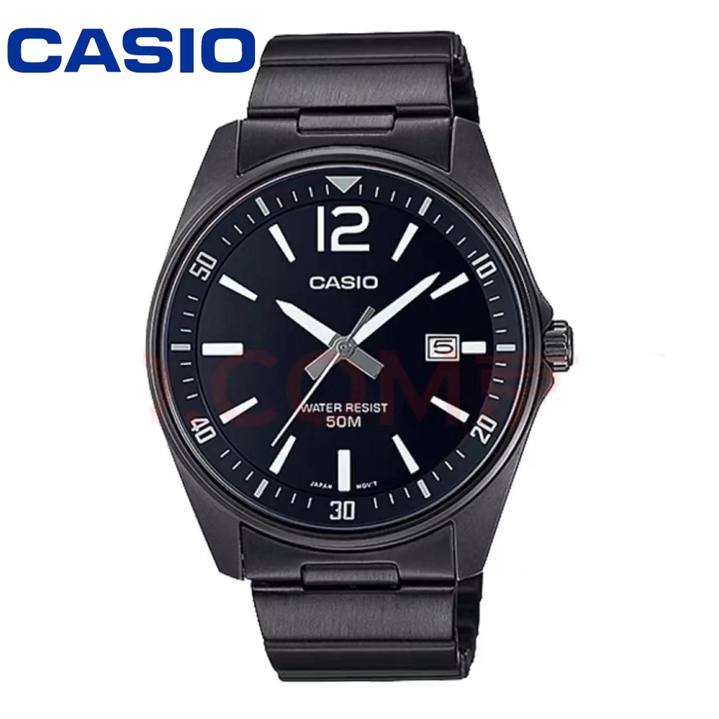 ภาพหน้าปกสินค้านาฬิกาข้อมือชายคาสิโอ CASIO รุ่น MTP-E170B-1BV สายสเตนเลส 100% รับประกัน 1 ปี