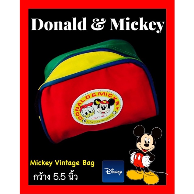 กระเป๋าmickey-vintage-ใบเล็ก-มือสอง