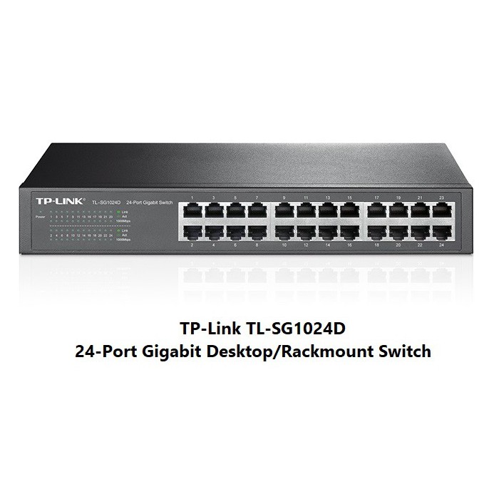 ภาพสินค้าTP-Link 16 / 24 Gigabit Ports 10/100/1000 Mbps TL-SG1016D / SG1024D สวิตช์ ฮับ switch hub Network - HITECHubon จากร้าน hitechubon บน Shopee ภาพที่ 3