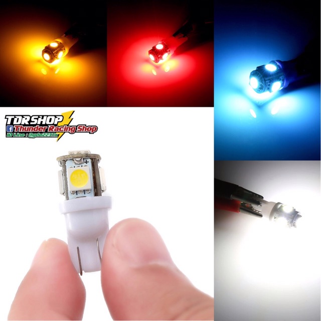 ถูกที่สุด-ไฟt10-ไฟส่องป้าย-ไฟหรี่-ขั้วt10-หลอดไฟ-led