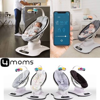 ภาพหน้าปกสินค้านำเข้า🇺🇸 เปลกล่อมยอดฮิตท๊อปรีวิว รุ่นใหม่ล่าสุด ปี 2023👑 4moms, mamaRoo, Baby Swing, Grey Classic US 2023 VERSION ที่เกี่ยวข้อง