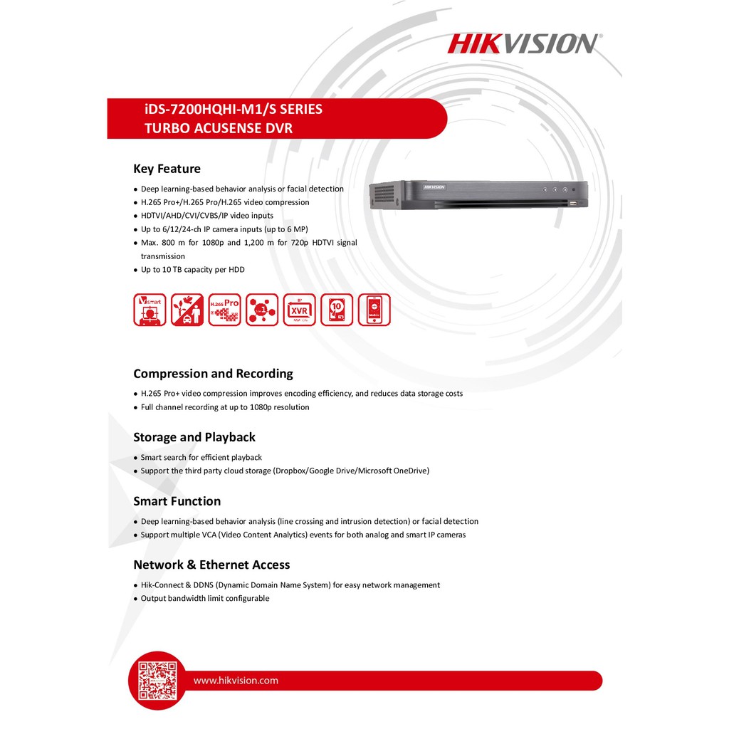 hikvision-ชุดกล้องวงจรปิด-2-mp-ids-7208hqhi-m1-s-ds-2ce10df3t-fs-3-6mm-จำนวน-8-ตัว