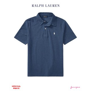 RALPH LAUREN FEATHERWEIGHT COTTON MESH POLO (BOY SIZE 8-20)