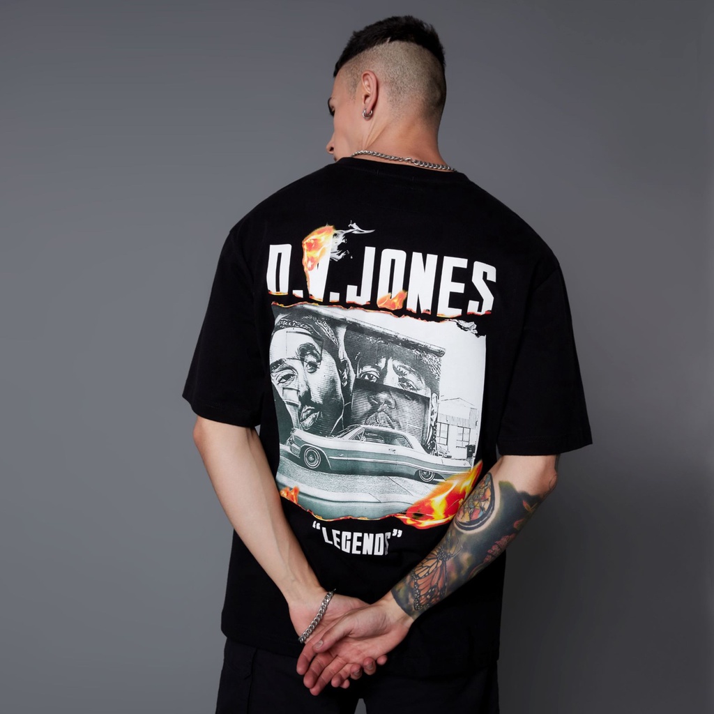 davie-jones-เสื้อยืดโอเวอร์ไซส์-พิมพ์ลาย-สีดำ-graphic-print-oversized-t-shirt-in-black-wa0108bk