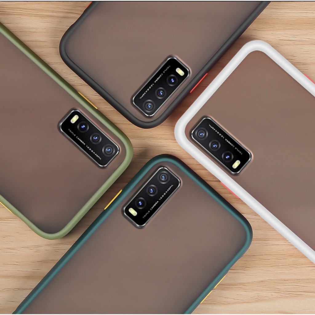 ส่งจากไทย-case-huawei-y7a-เคสกันกระแทก-ปุ่มสีผิวด้าน-ขอบนิ่มหลังแข็ง-เคสโทรศัพท์-huawei-y7a-พร้อมส่ง